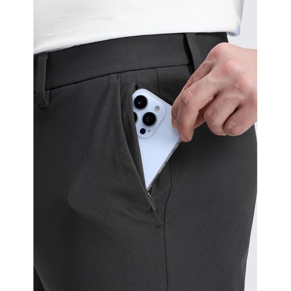 CRZ YOGA All-Day Comfy Golf Pants 36x32 Men's Quick Dry Stretch Ink Gray - Picture 3 of 7